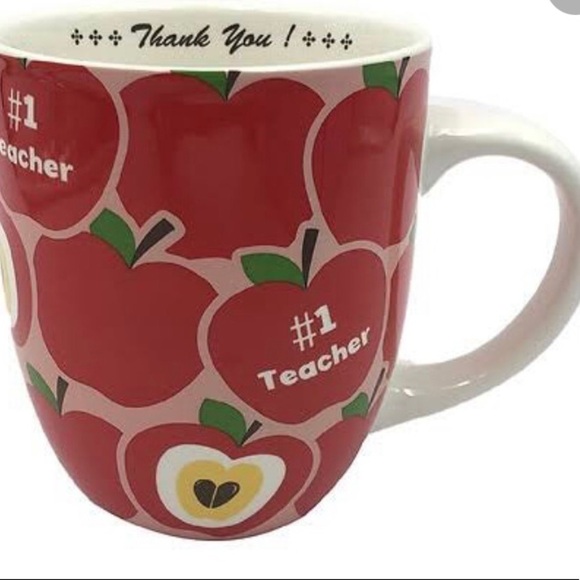 - Beautiful Number 1 teacher Thank you Bog Mug New - Picture 4 of 5